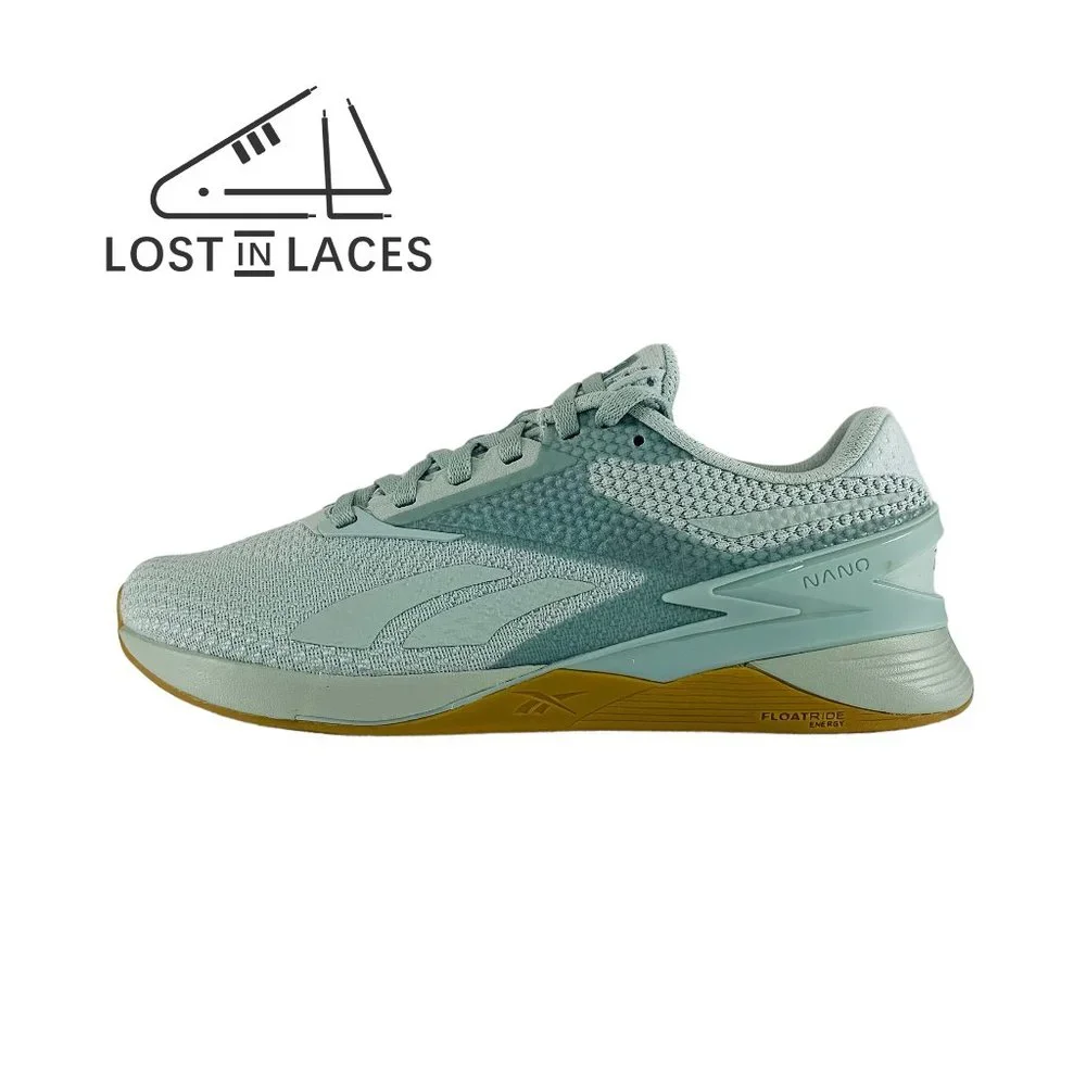 Reebok Nano X3 Sneakers Sea Spray Harmony Green, Women's Training Shoes HP6056